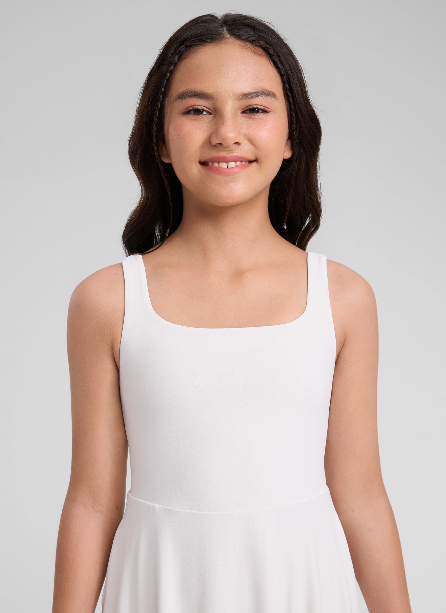 Girls Cloudweight Double Lined Pocket Midi Dress