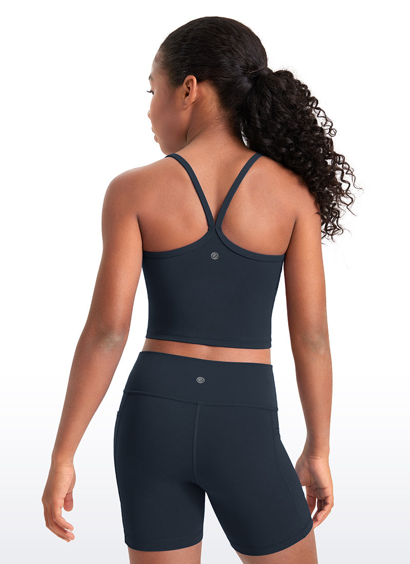 Butterluxe Girls Double Lined Y Back Tank Tops