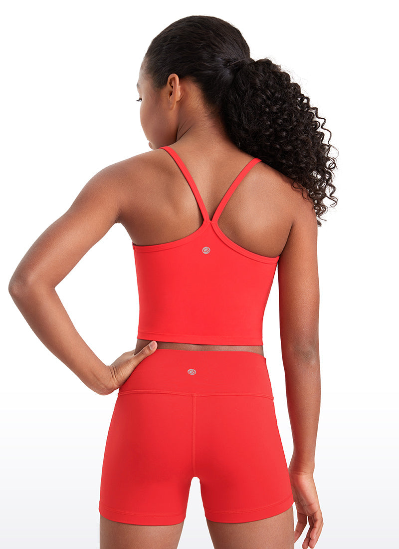 Butterluxe Girls Double Lined Y Back Tank Tops