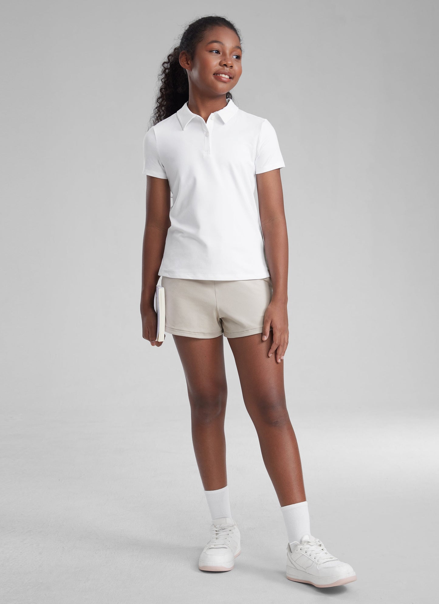 Girls Cloud Jersey Polo Shirts