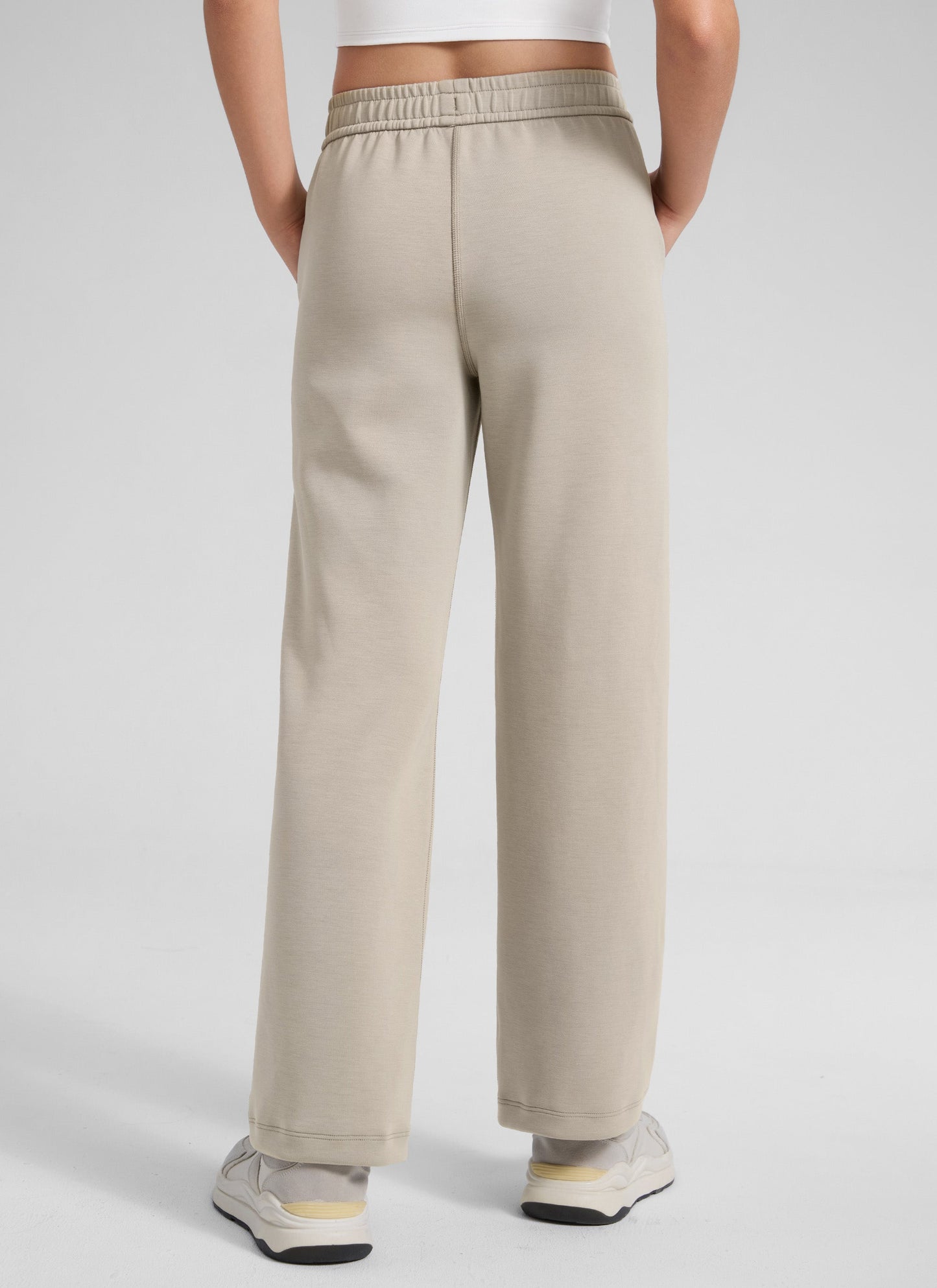 SoftAura Girls High Rise Wide Leg Sweatpant