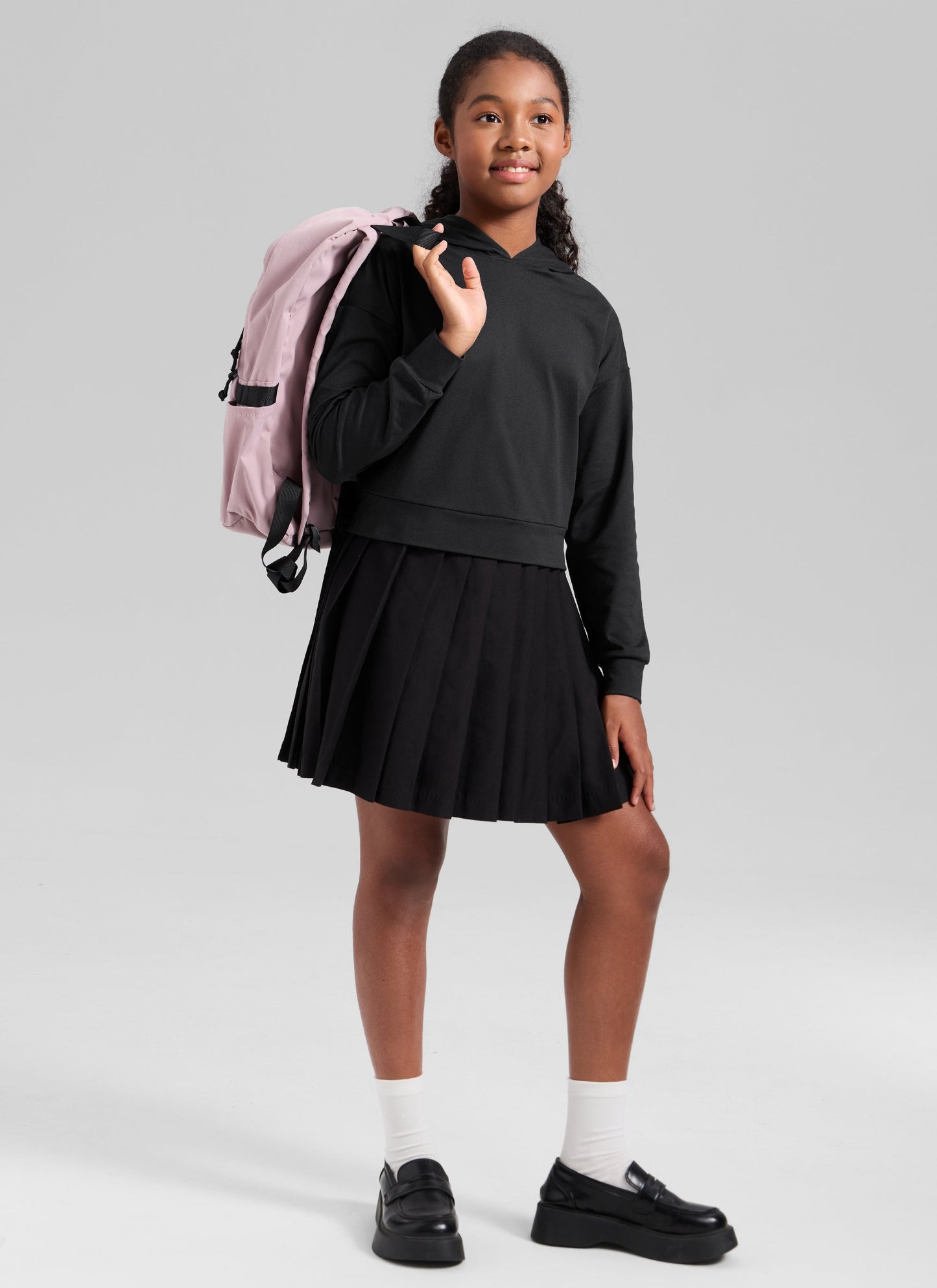 Girls Cloud Jersey Pullover Hoodie