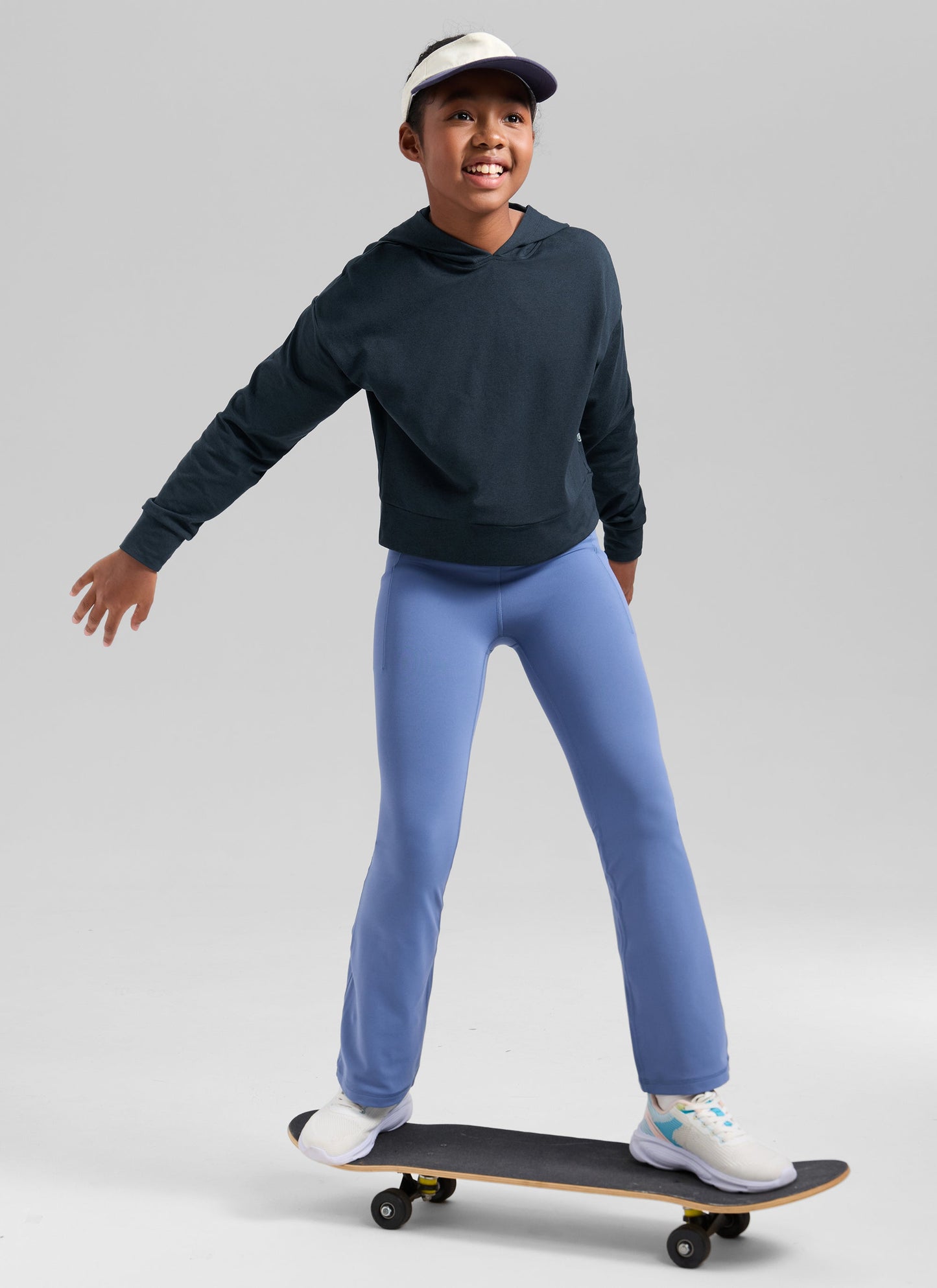 Girls Cloud Jersey Pullover Hoodie