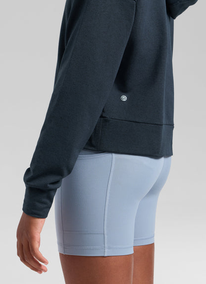 Girls Cloud Jersey Pullover Hoodie