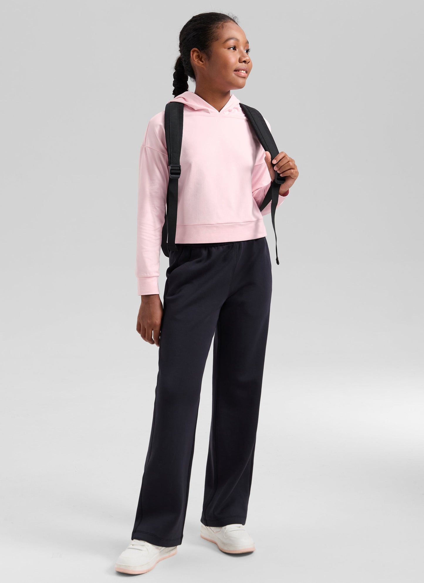 Girls Cloud Jersey Pullover Hoodie