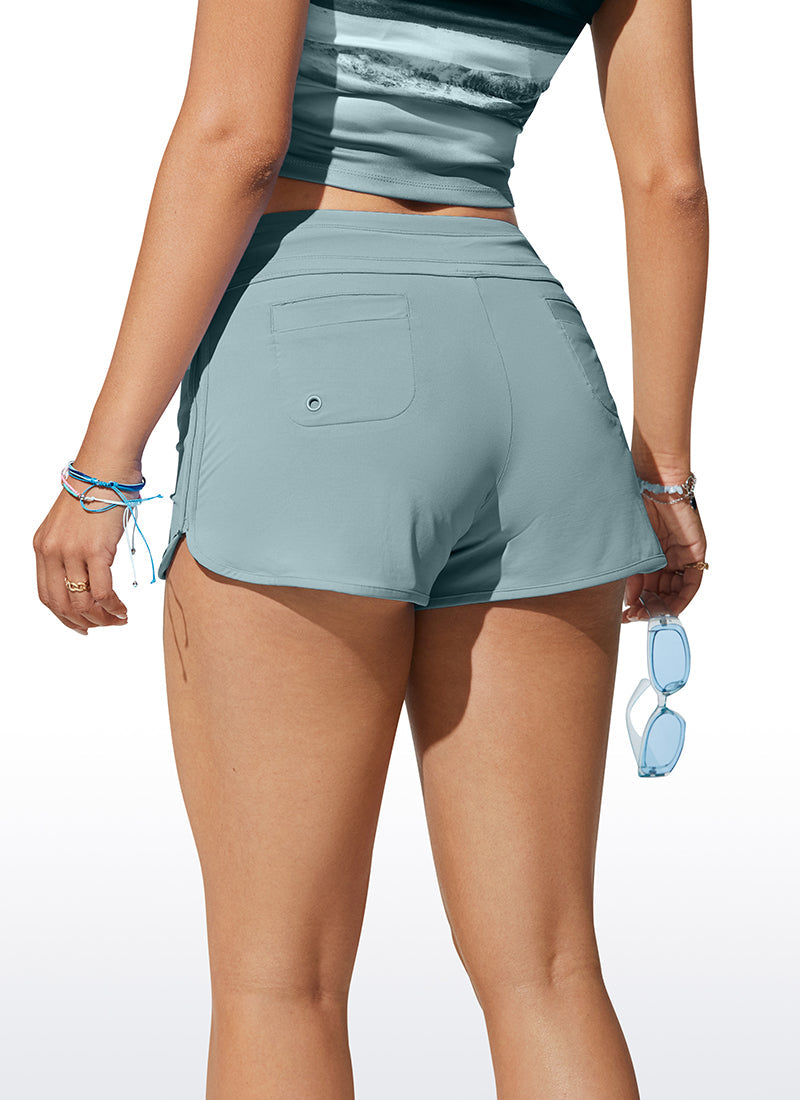 Sunshine Drawstring Bikini Bottom 3''