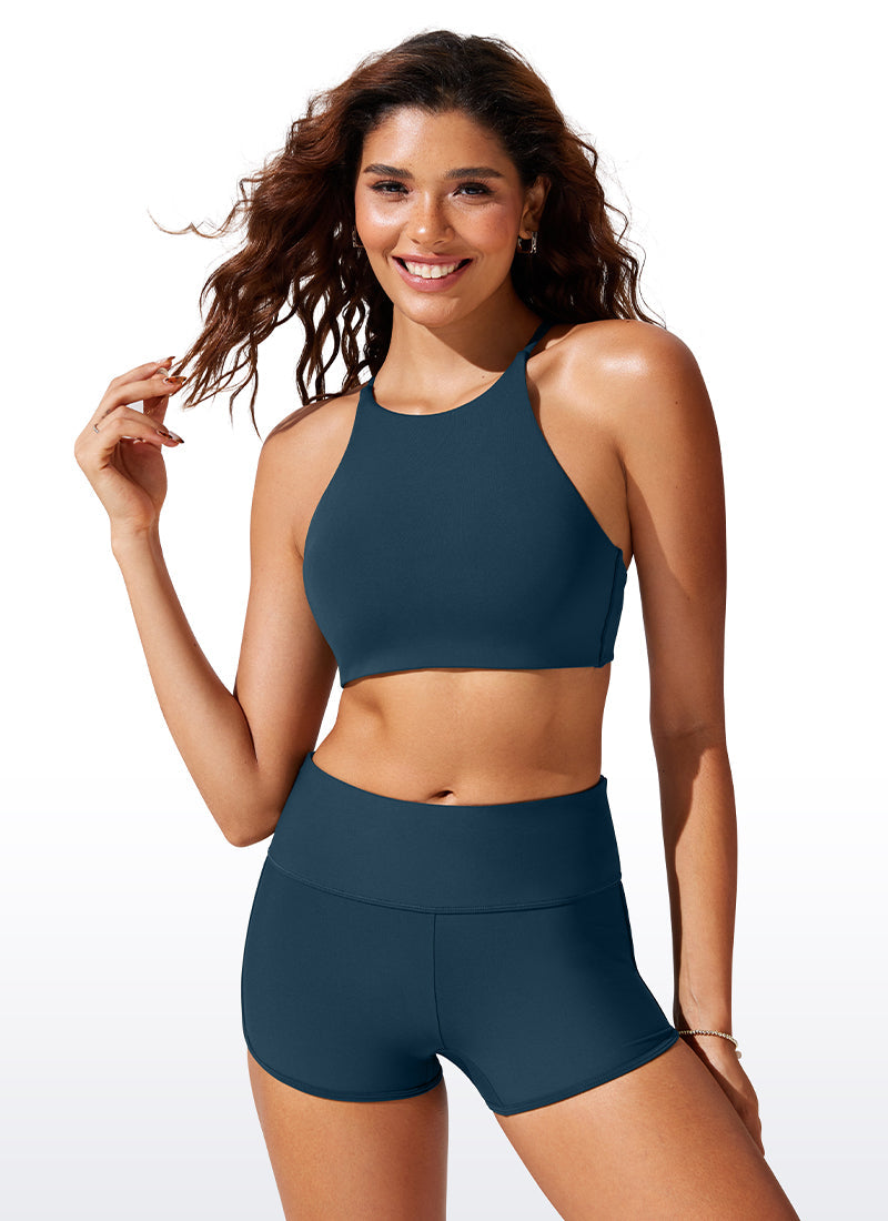 Sunshine Crisscross Back Bikini Top