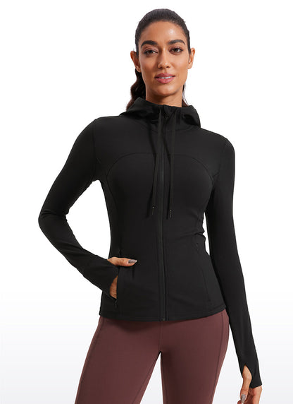 Butterluxe Zip Pocket ThumbHole Hoodie