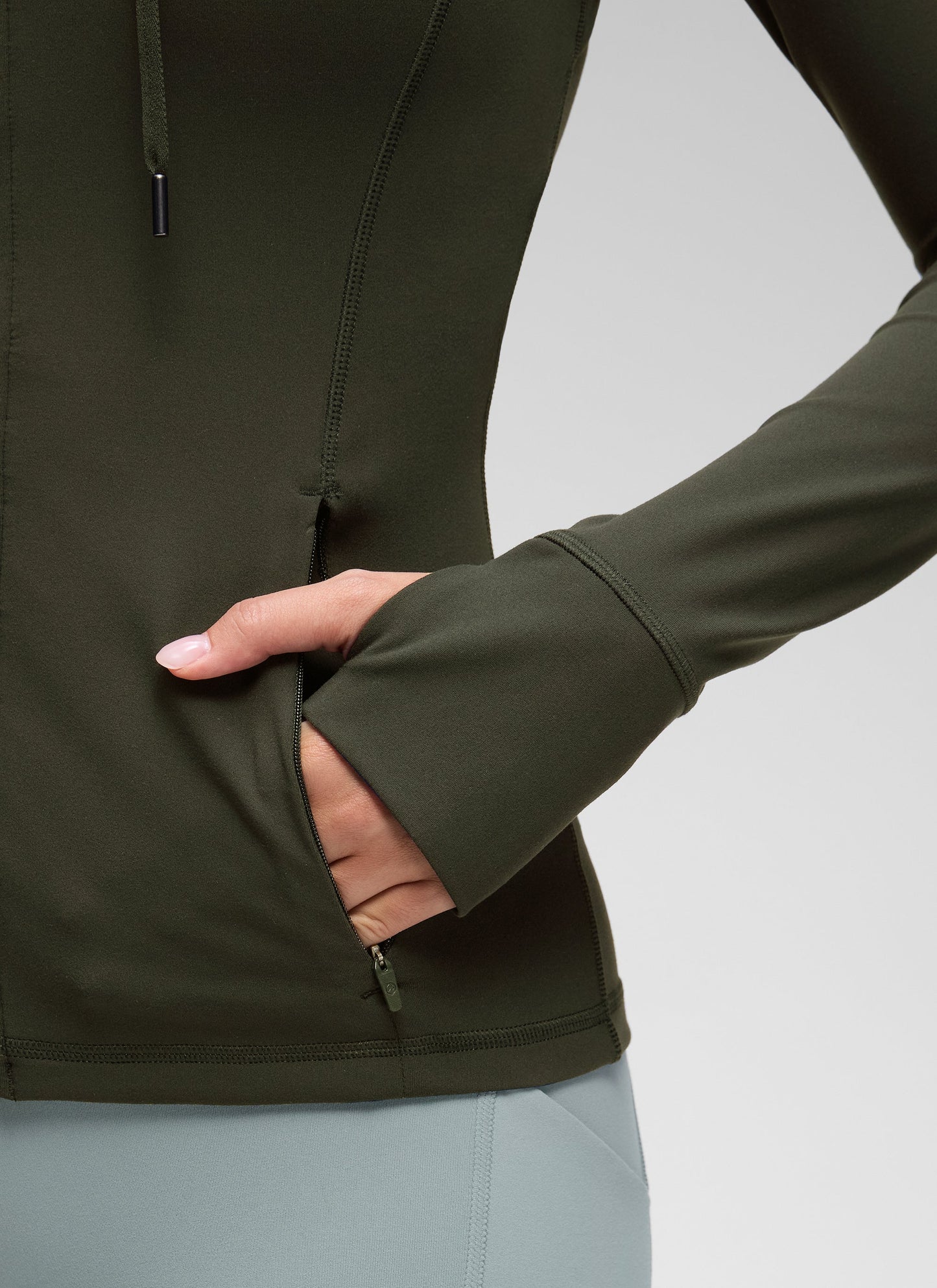 Butterluxe Zip Pocket ThumbHole Hoodie