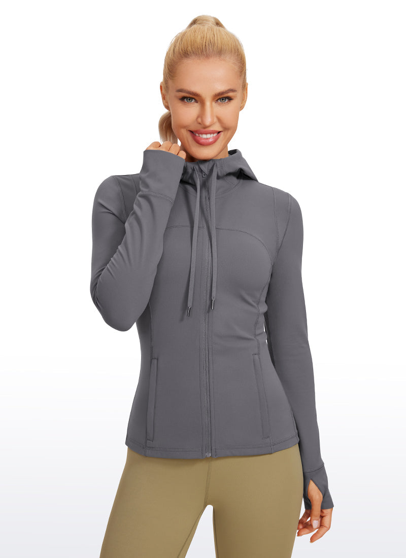 Butterluxe Zip Pocket ThumbHole Hoodie