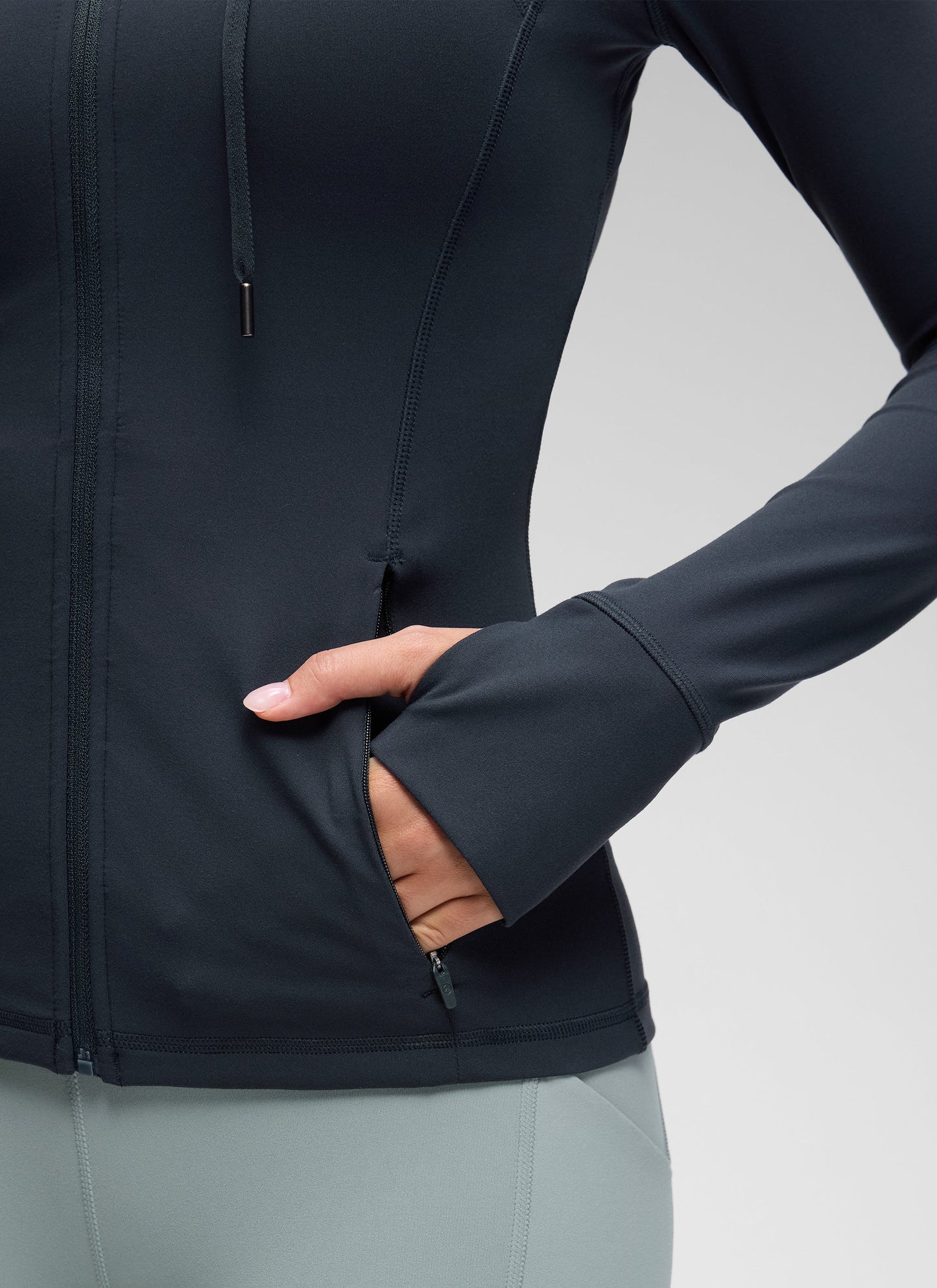 Butterluxe Zip Pocket ThumbHole Hoodie