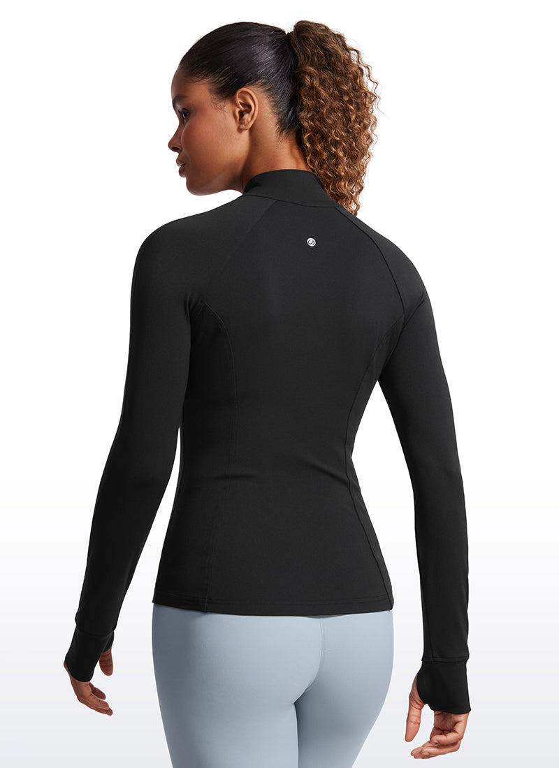 Butterluxe ThumbHole Full Zip Long Sleeve