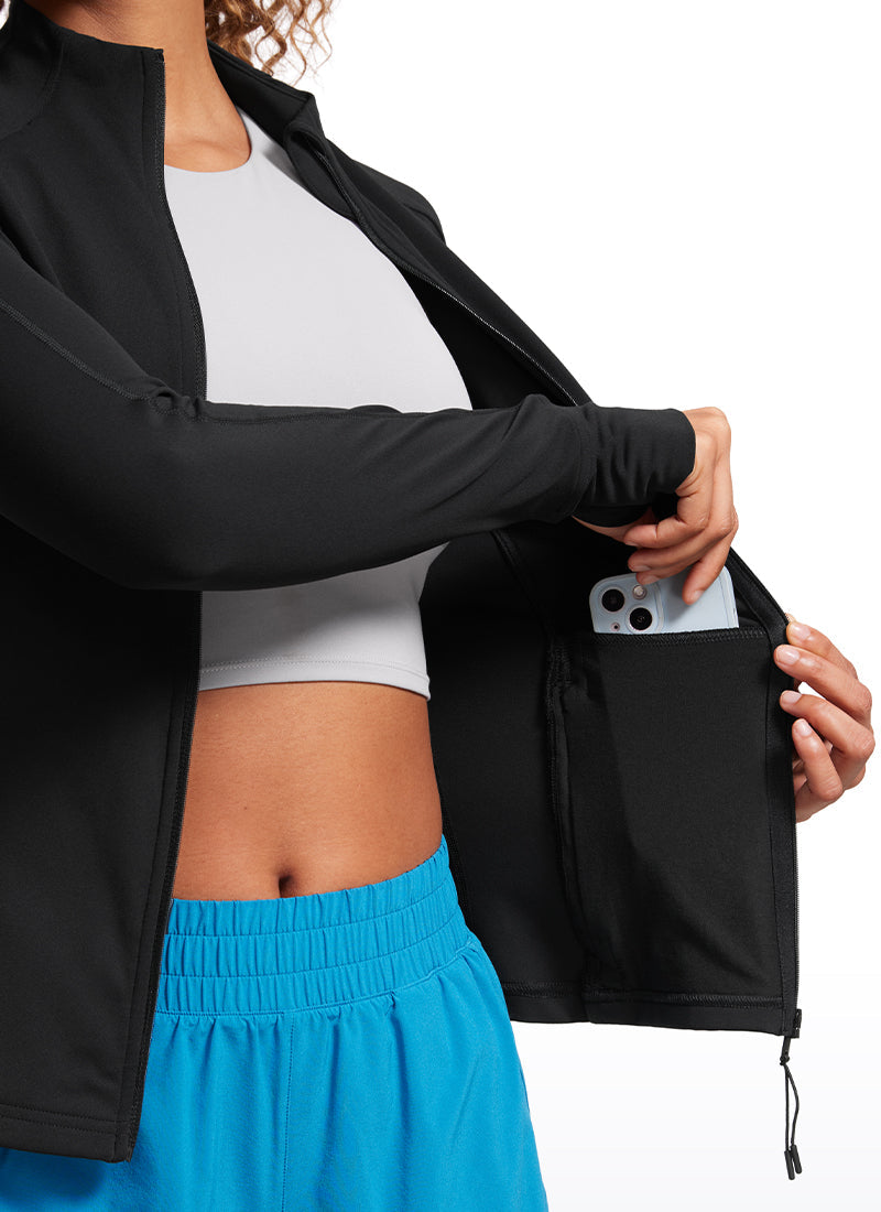 Butterluxe ThumbHole Full Zip Long Sleeve