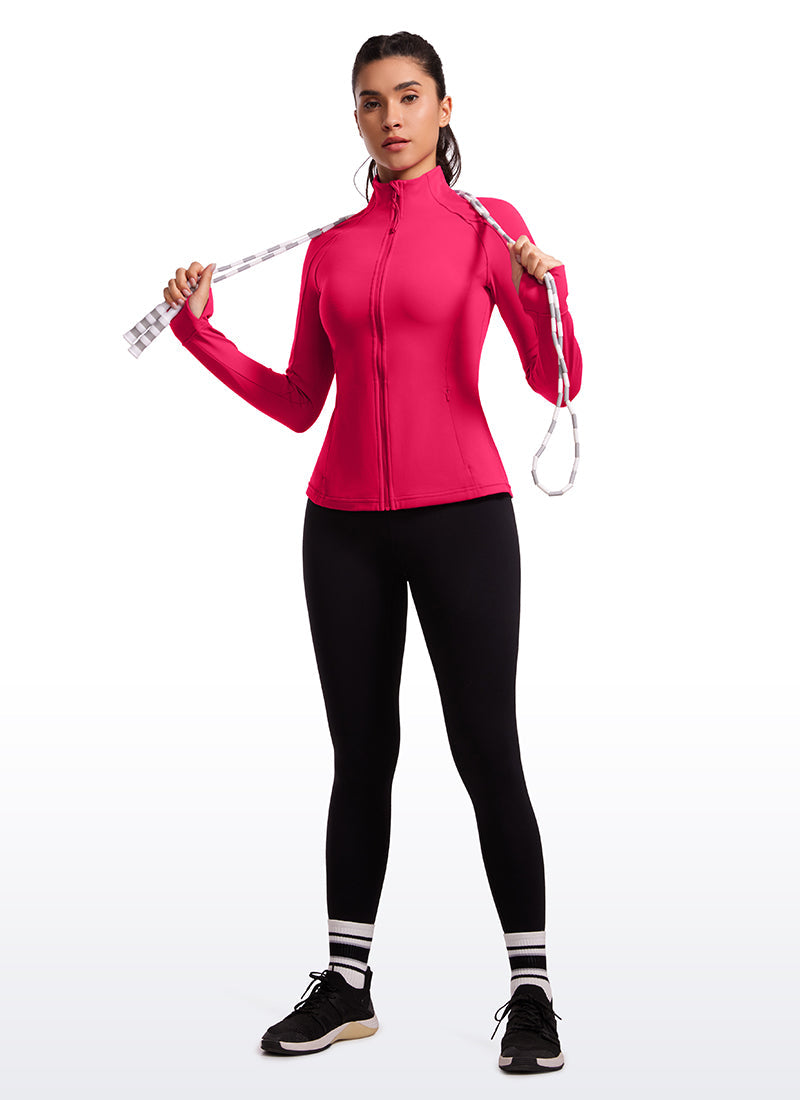 Butterluxe ThumbHole Full Zip Long Sleeve