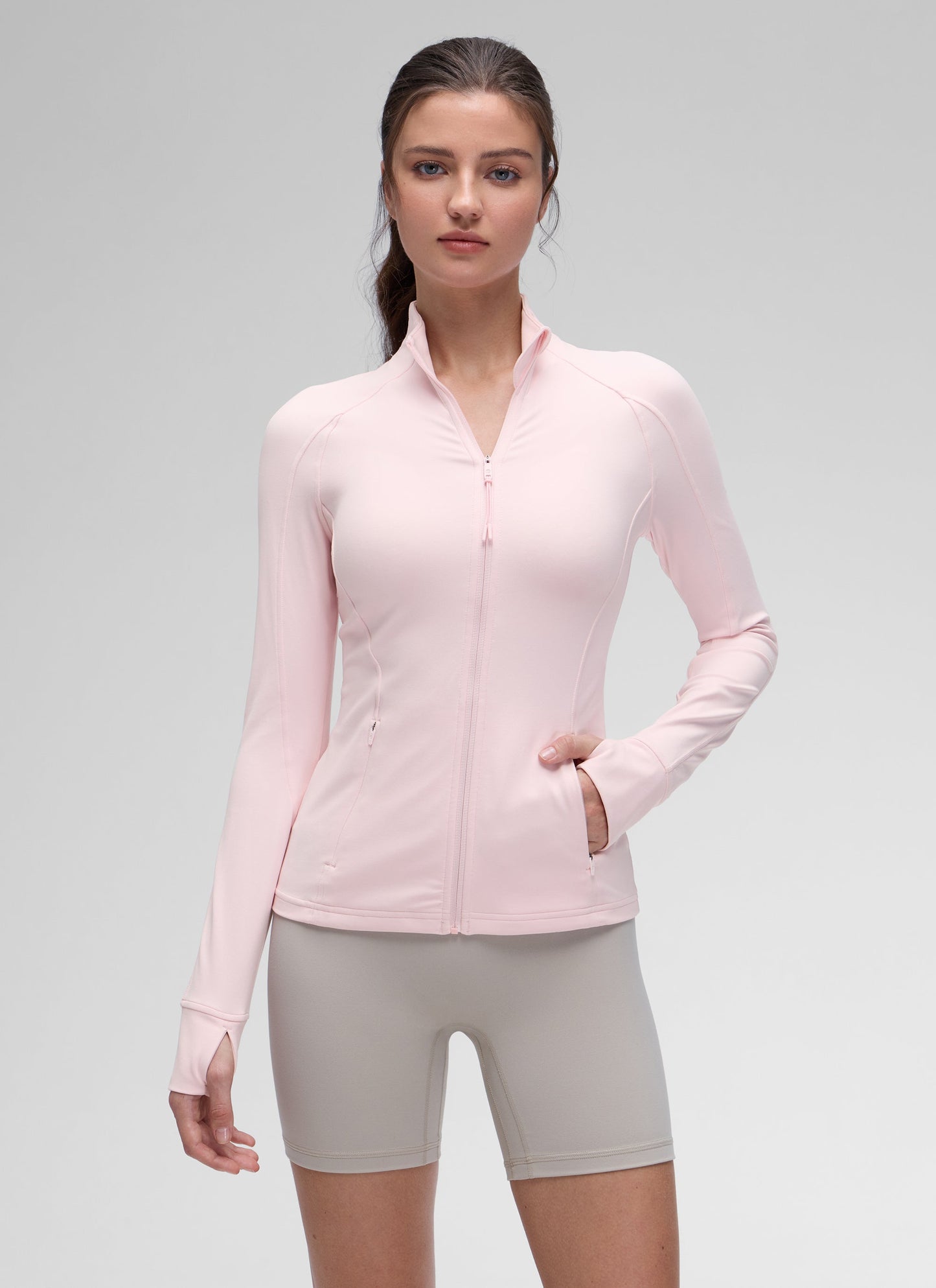 Butterluxe ThumbHole Full Zip Long Sleeve