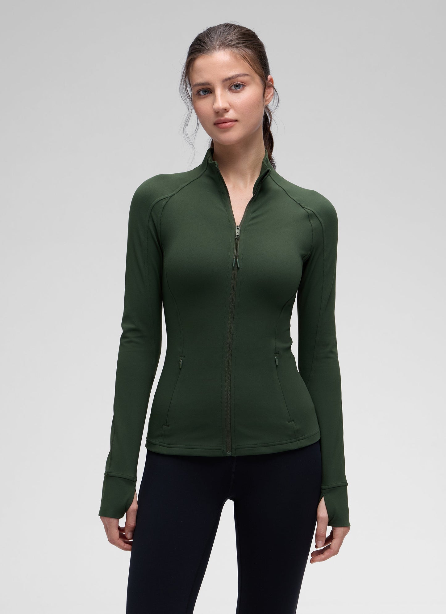Butterluxe ThumbHole Full Zip Long Sleeve
