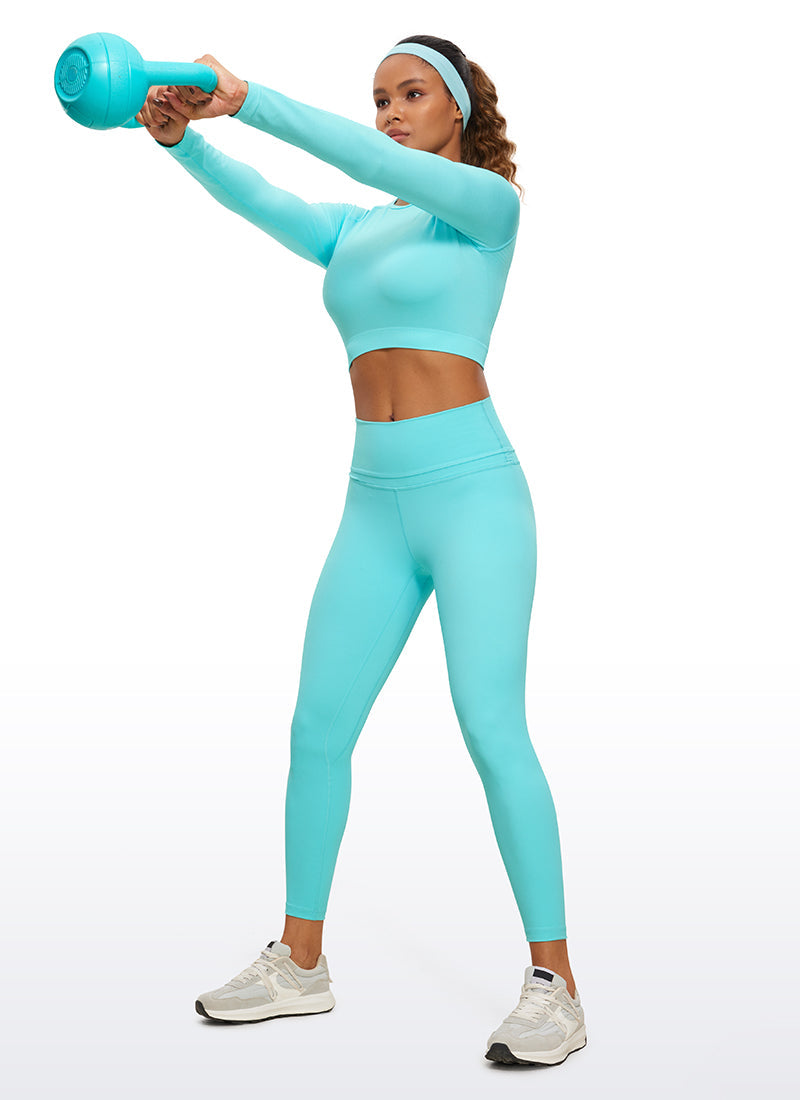 Seamless Slim Fit Cropped Long Sleeve