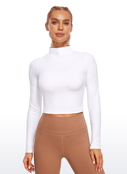 Butterluxe Mock Turtleneck Long Sleeve