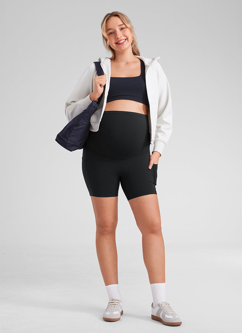 Butterluxe Maternity Pocket Short 5''