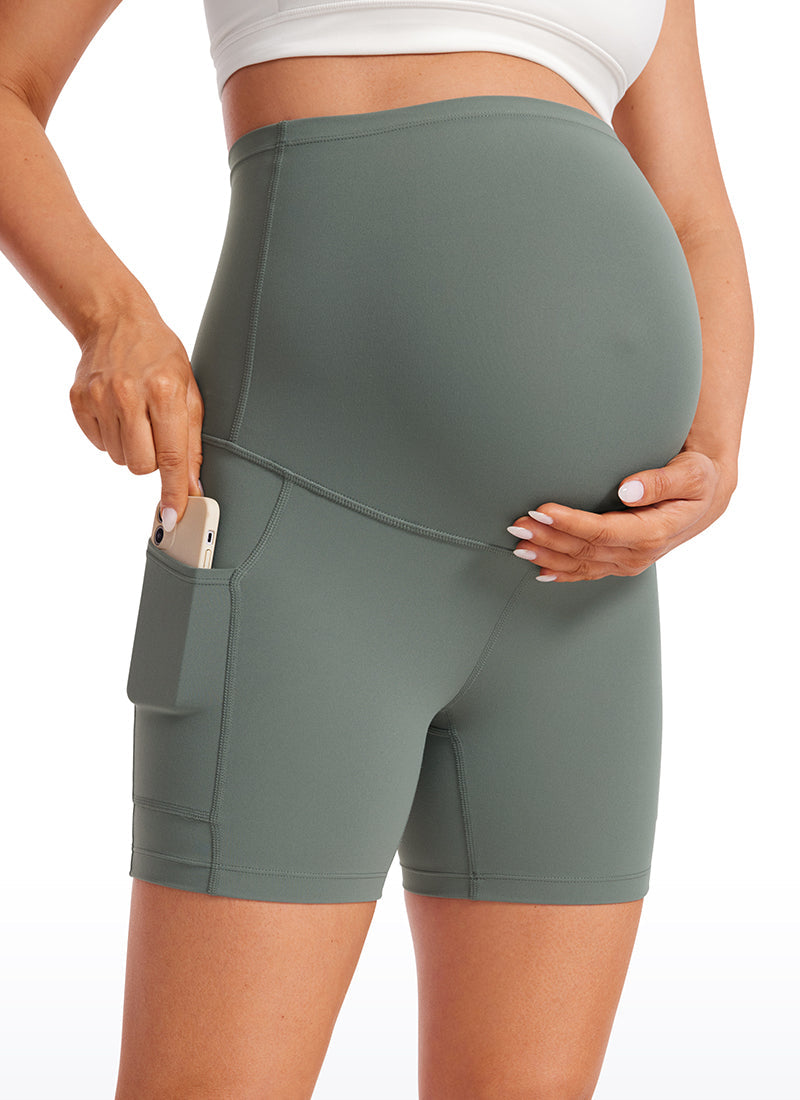 Butterluxe Maternity Pocket Short 5''