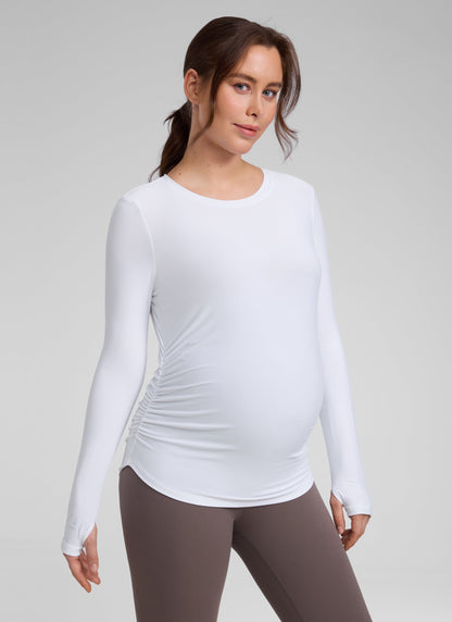 Butterluxe Maternity Crewneck Long Sleeve