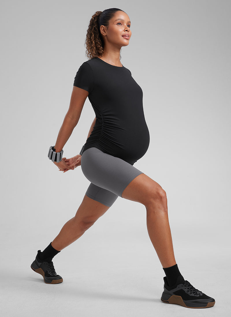 Cloudweight Maternity Ruched Short Sleeve