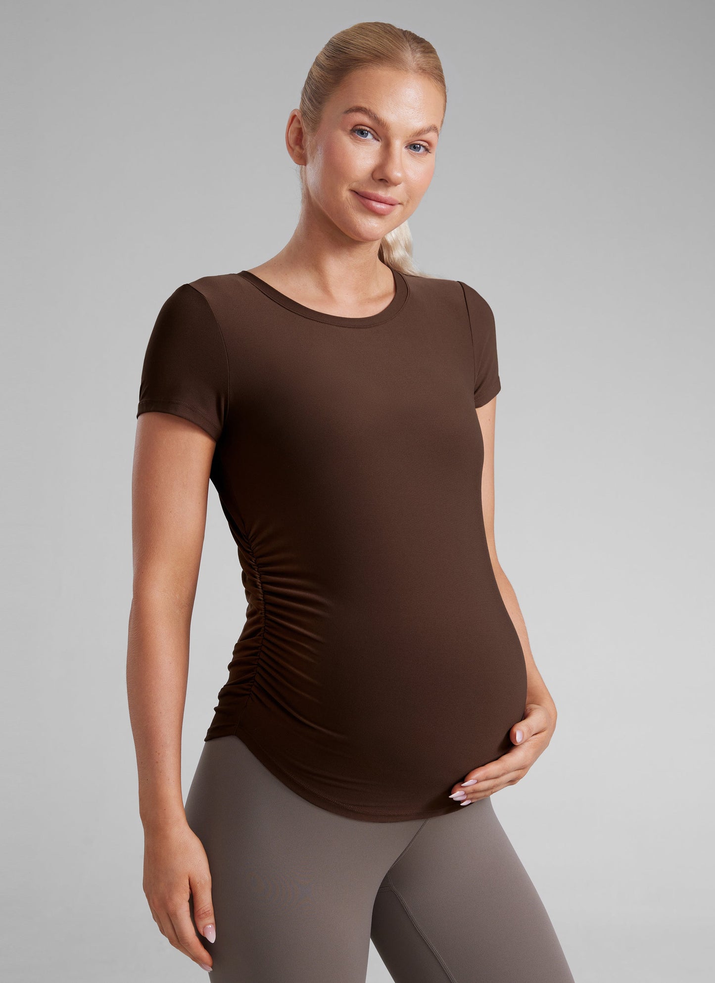 Cloudweight Maternity Ruched Short Sleeve