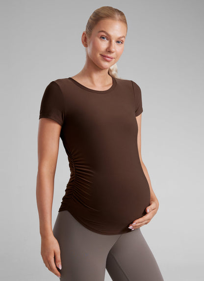 Cloudweight Maternity Ruched Short Sleeve