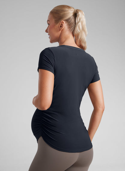 Cloudweight Maternity Ruched Short Sleeve