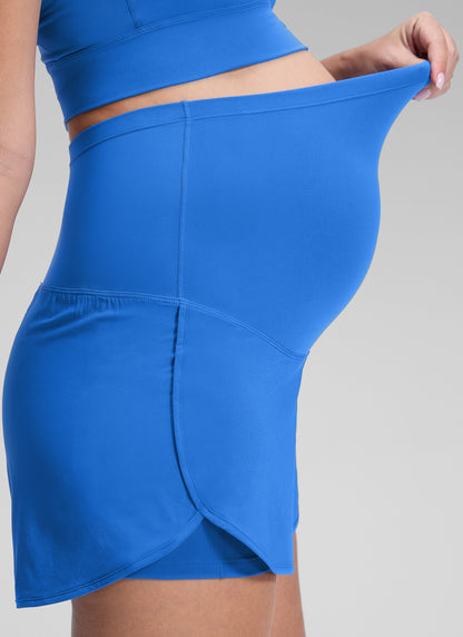 Feather-Fit Soft 2 in 1 Maternity Short 3''